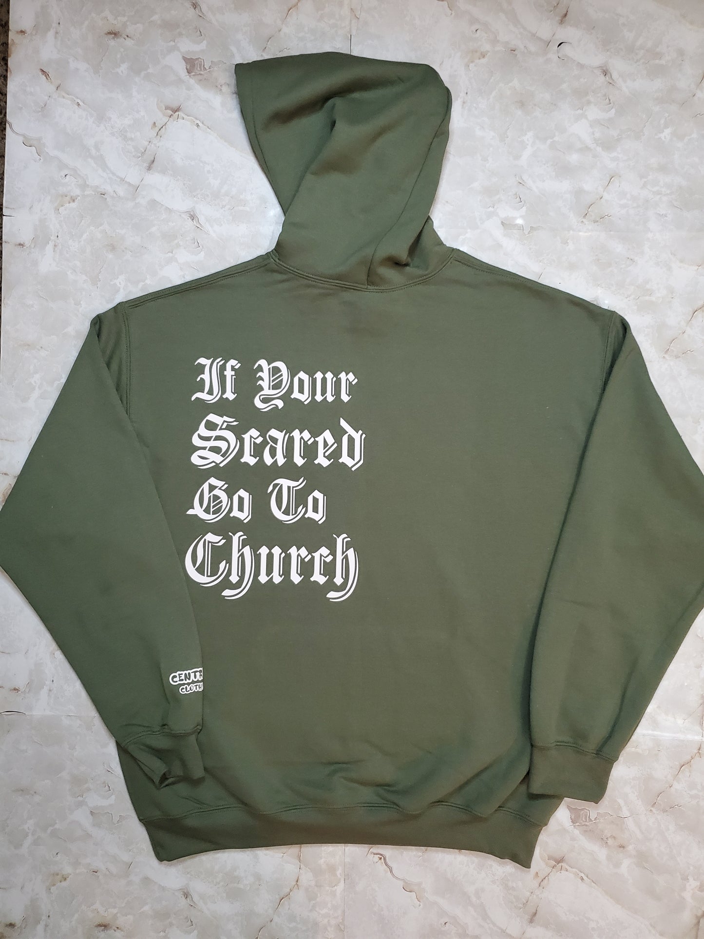 If Your Scared Hoodie (T.T.G) - Centre Ave Clothing Co.