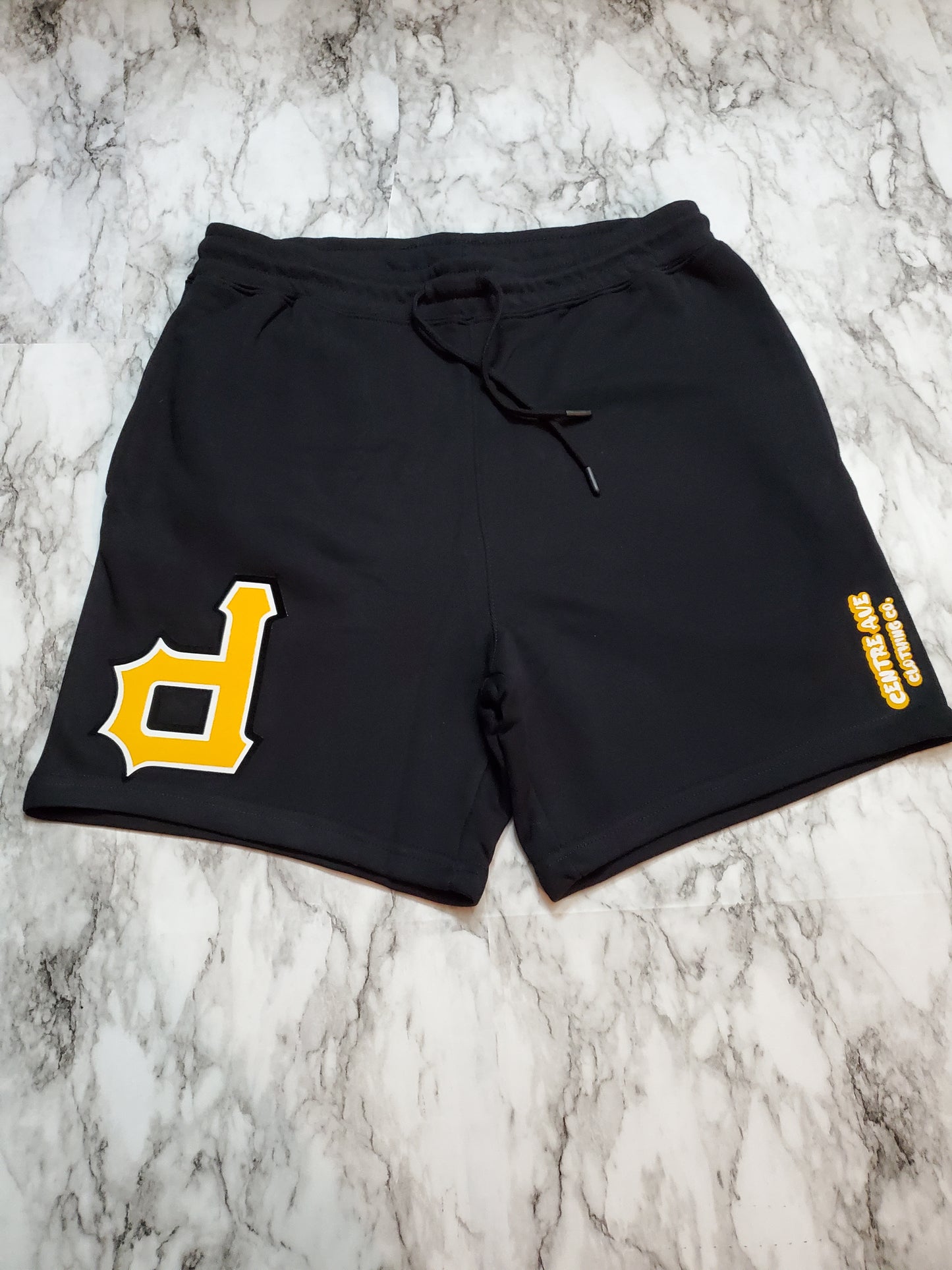 Black "OG" P Shorts - Centre Ave Clothing Co.