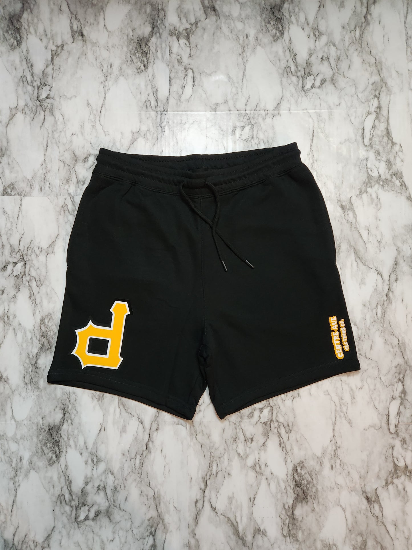 Black "OG" P Shorts - Centre Ave Clothing Co.