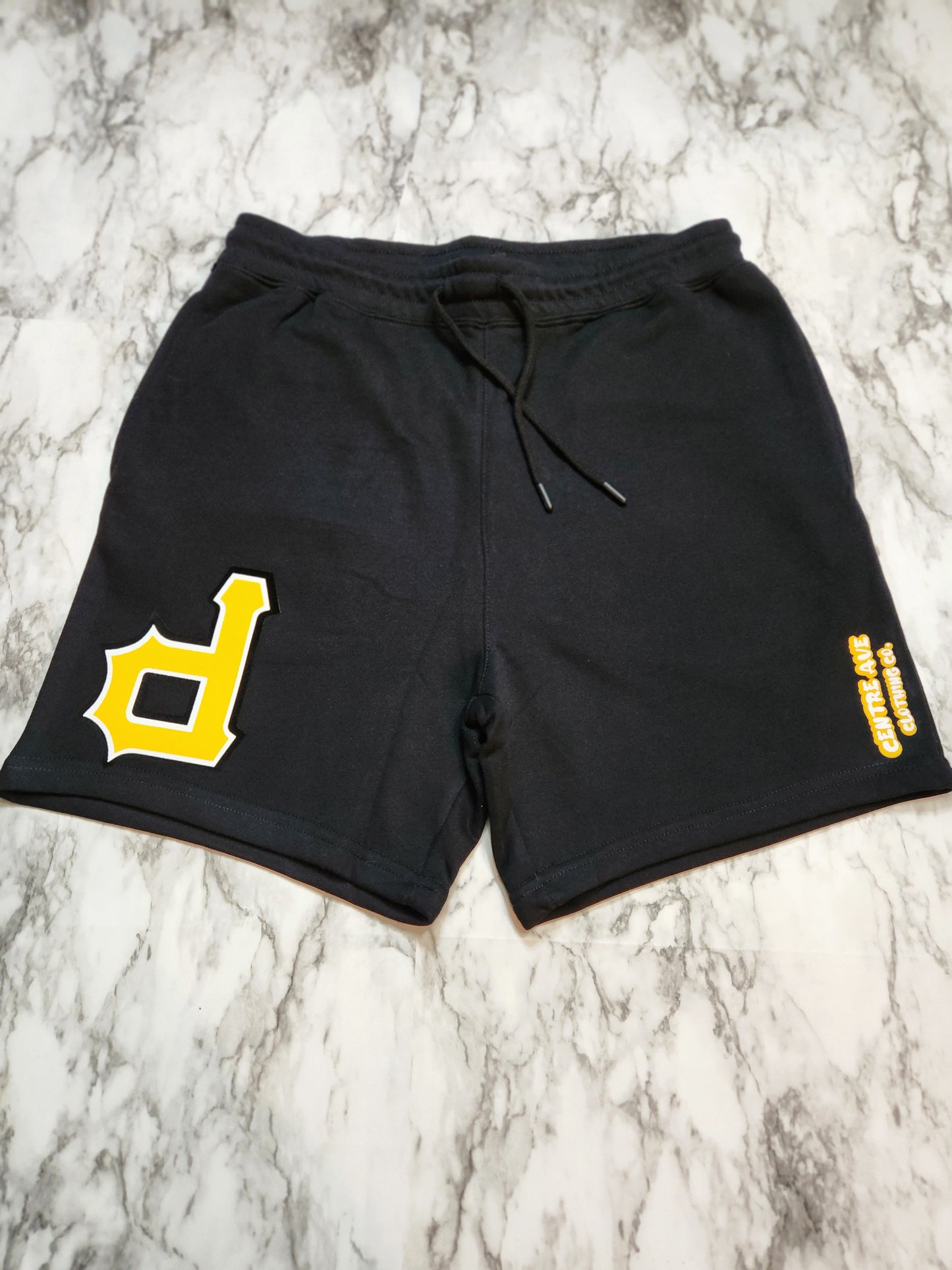 Black "OG" P Shorts - Centre Ave Clothing Co.