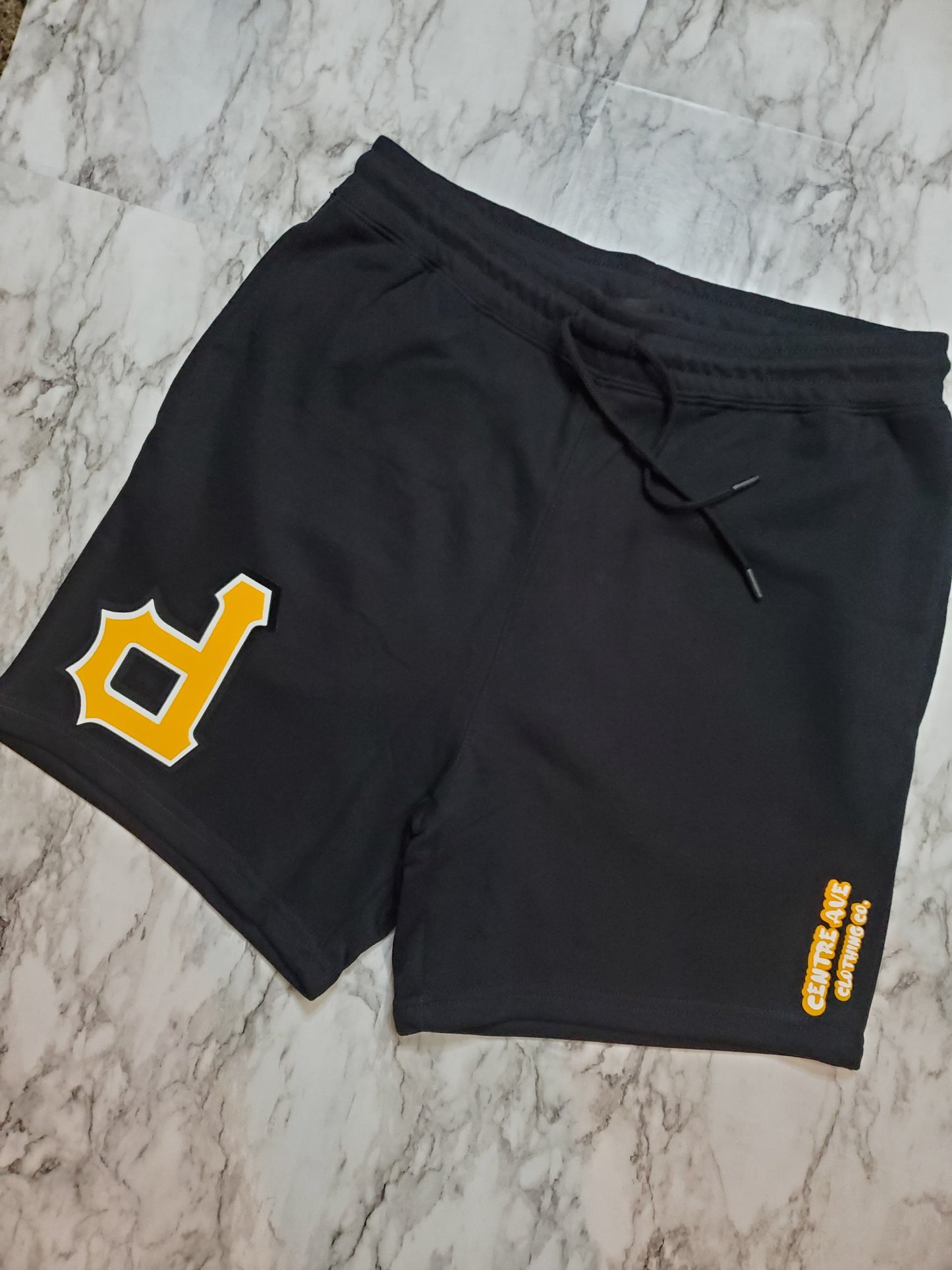 Black "OG" P Shorts - Centre Ave Clothing Co.