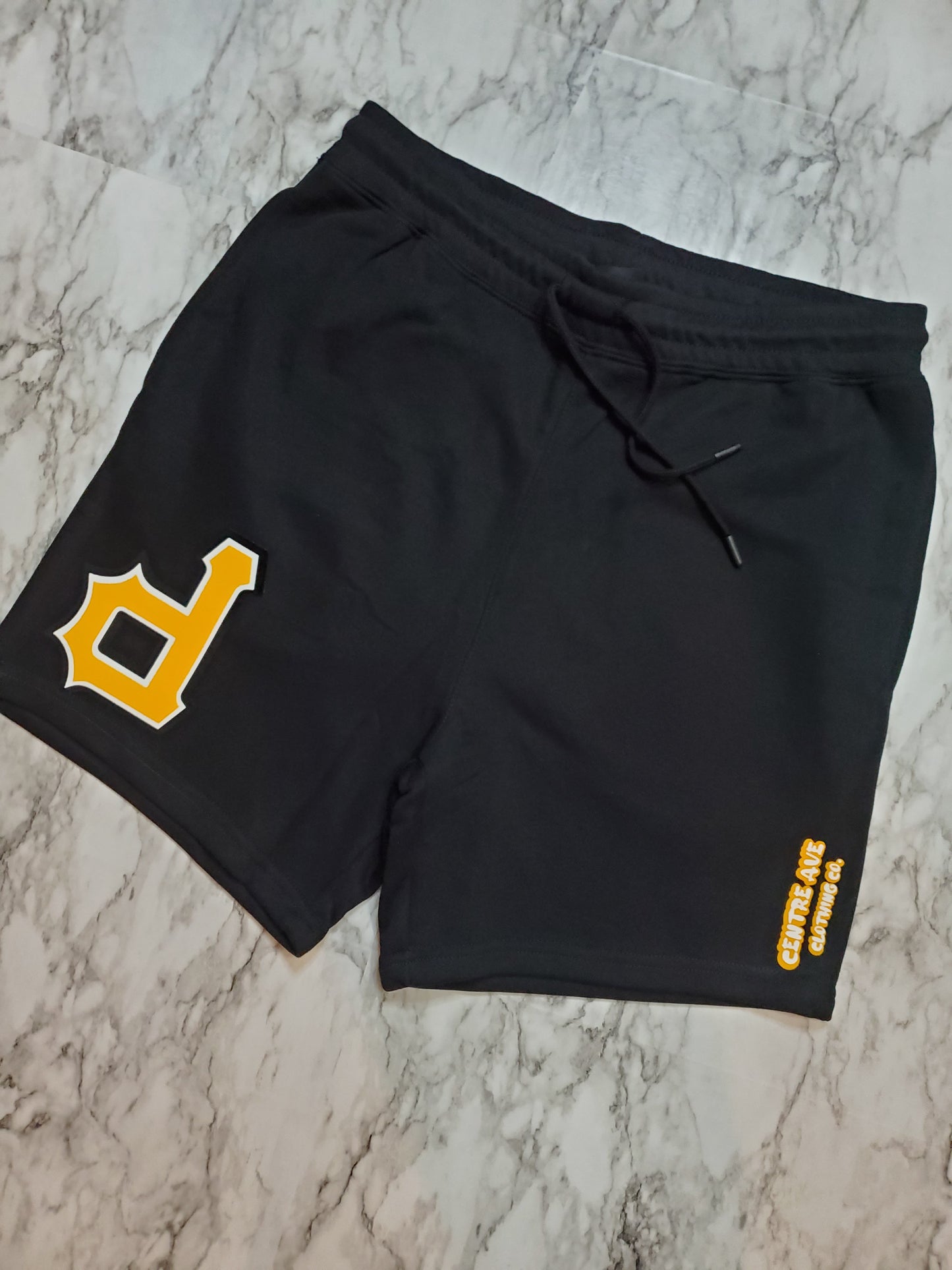 Black "OG" P Shorts - Centre Ave Clothing Co.