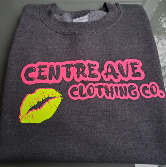 Centre Ave Neon Glow Women's Sweatshirt - Centre Ave Clothing Co.